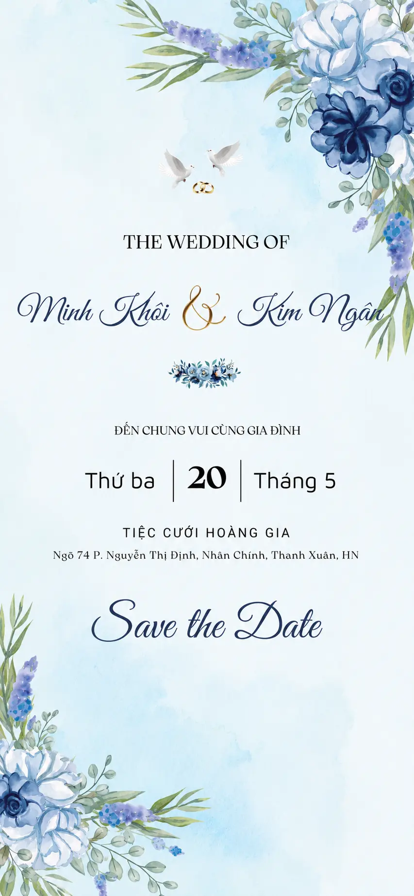 Wedding invitation template screenshot 1